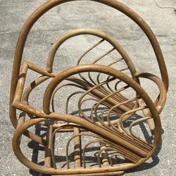 Rattan Magazine Rack