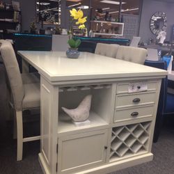 5 Piece Counter Height Dining Set 