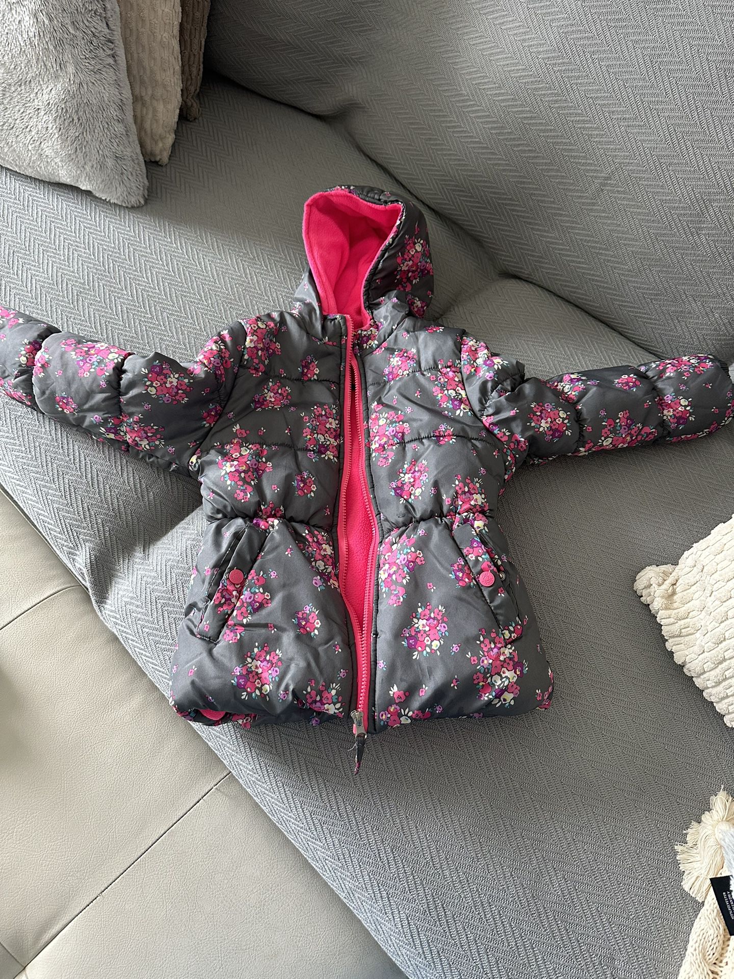 Child’s Warm Jacket With Hood And Cush Lining