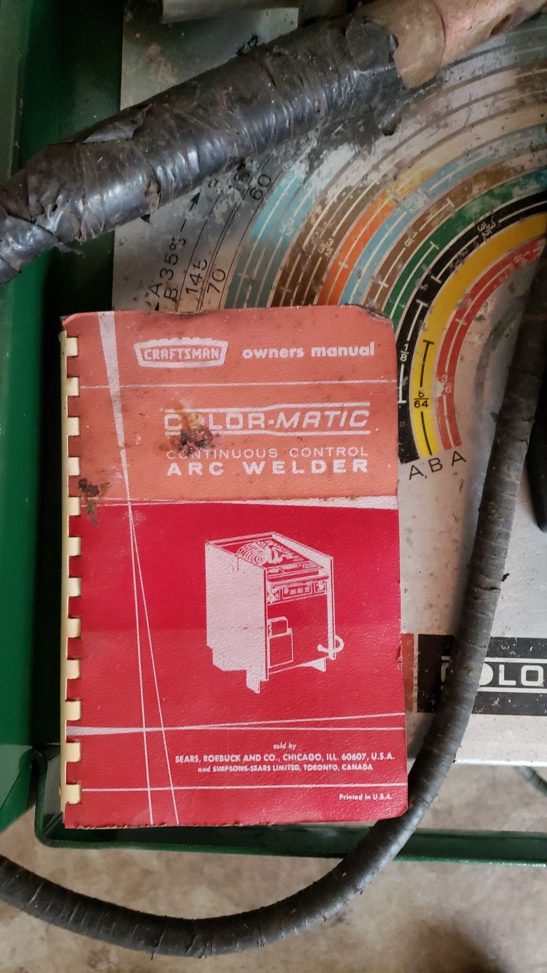 Craftsman 180 amp Colormatic arc welder. In amazing shape. I rebuilt