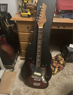 Vintage Teisco Guitar 1960s