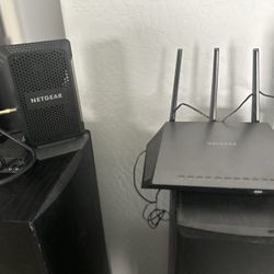 NETGEAR NIGHTHAWK + NETGEAR CABLE MODEM 