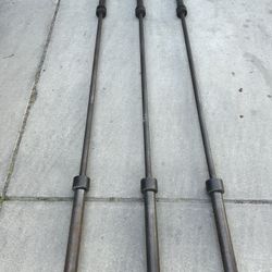 Olympic Bars 45lbs 7f $60 Each 