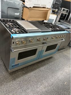 Viking Professional all gas 60” range stove 6 burners