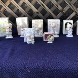 Precious moments figurines in original boxes. 