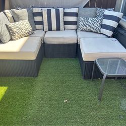 5 seat outdoor patio couch modular