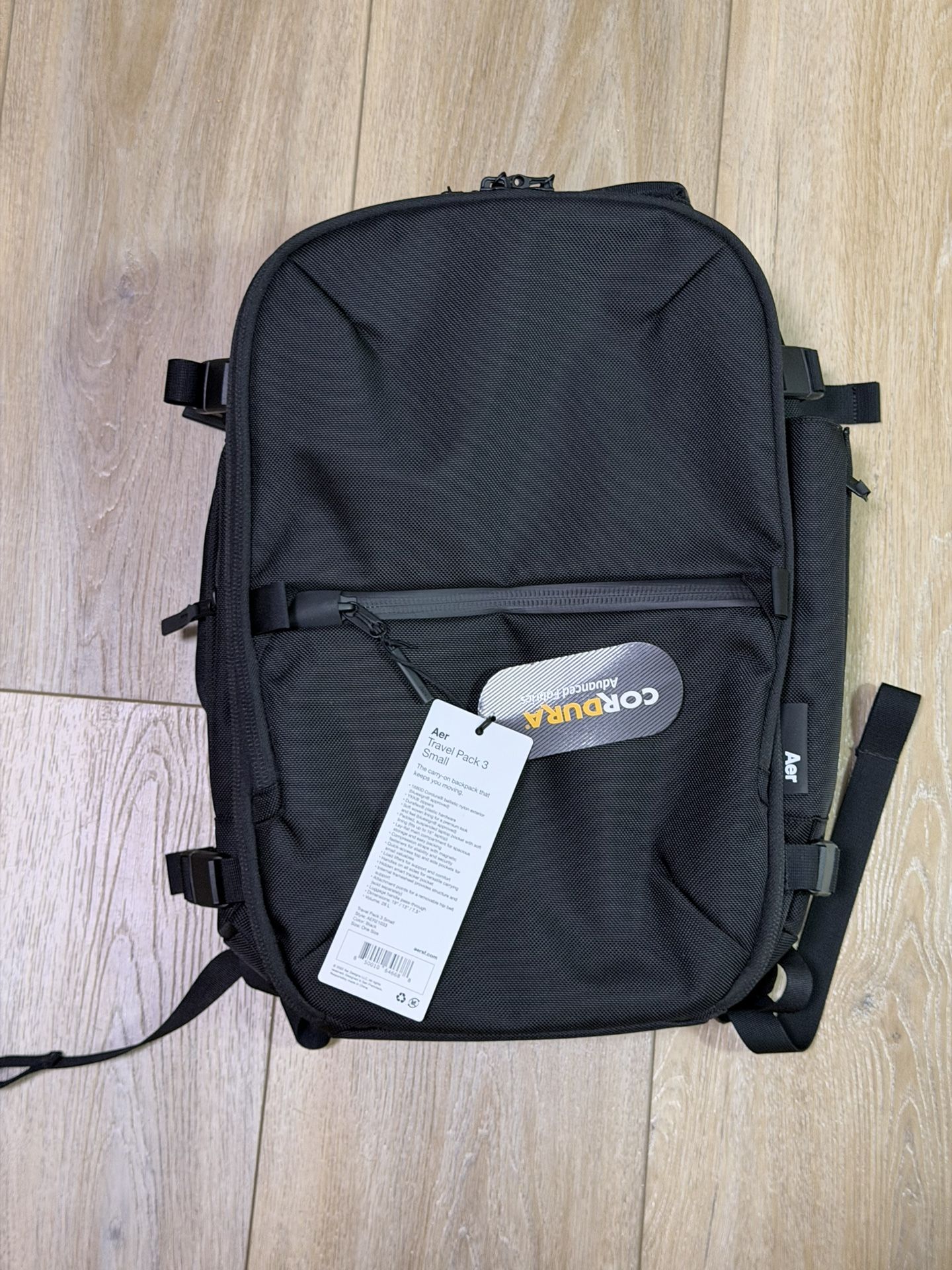New Aer Travel Pack 3 Small 28L Travel Backpack Black