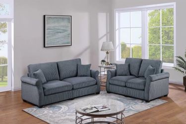 Sofa and loveseat.  Chk description