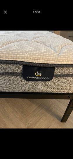 QUEEN Serta Perfect Sleeper Mattress and Bed Frame
