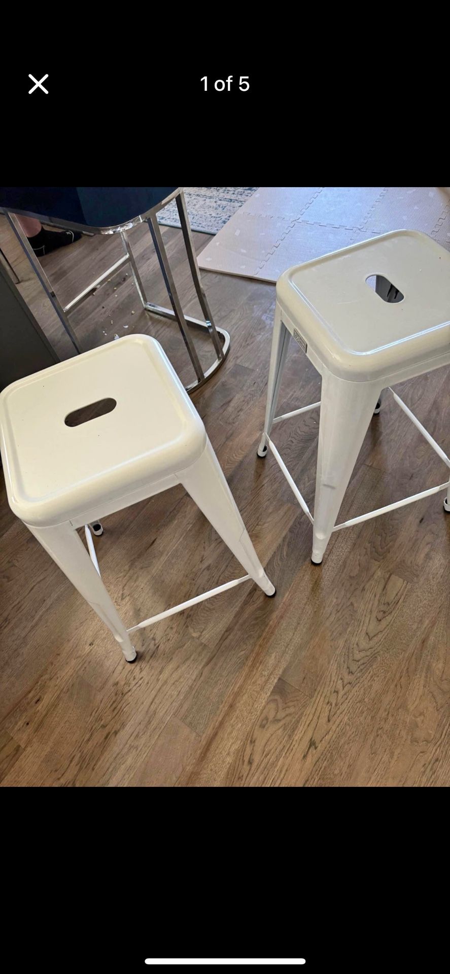 White Counter Stools