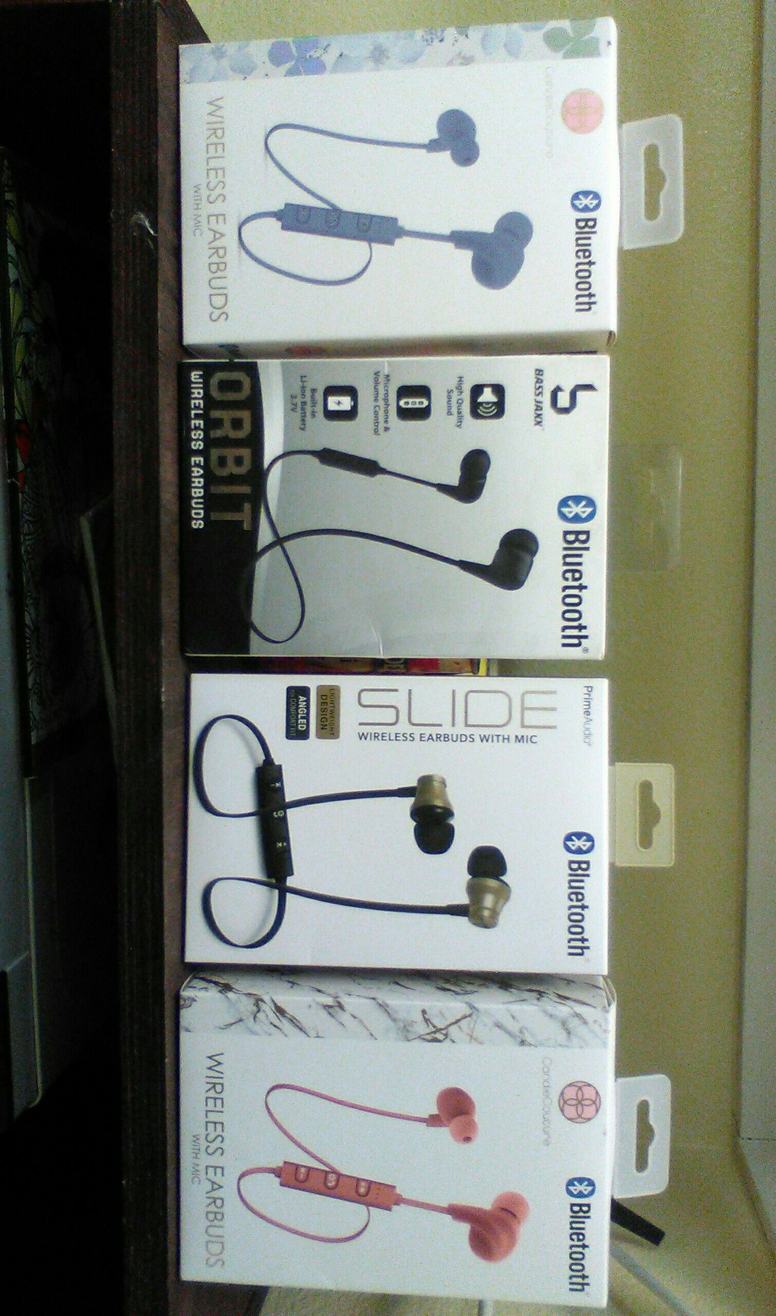 Bluetooth earphones $5 each