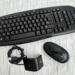 Logitech EX 100 Wireless Keyboard And Mouse
