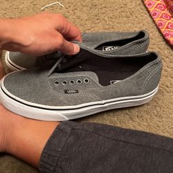 Gray  Vans 