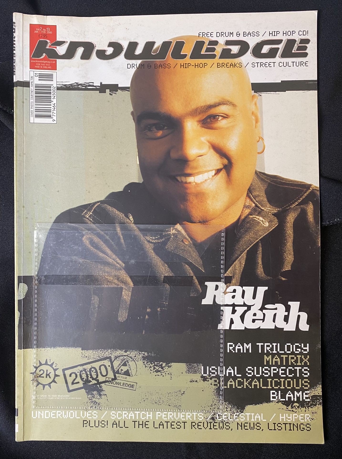 KMag Knowledge Magazine Ray Keith Jan-Feb 2000 Vol 2 No 13 DnB Jungle Rare