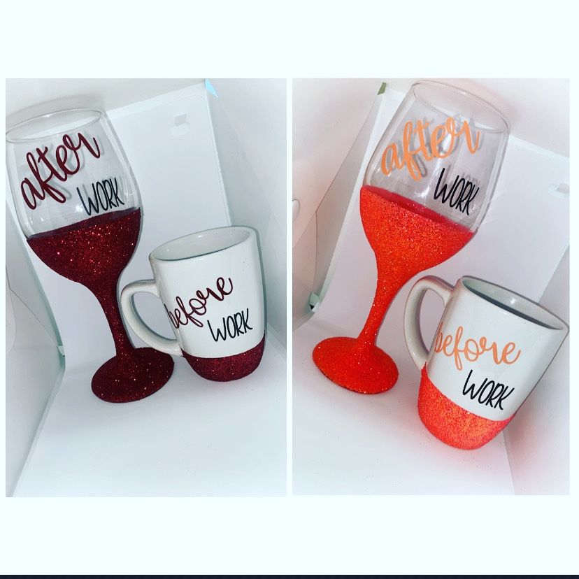 Custom Wine/coffe Cup Set