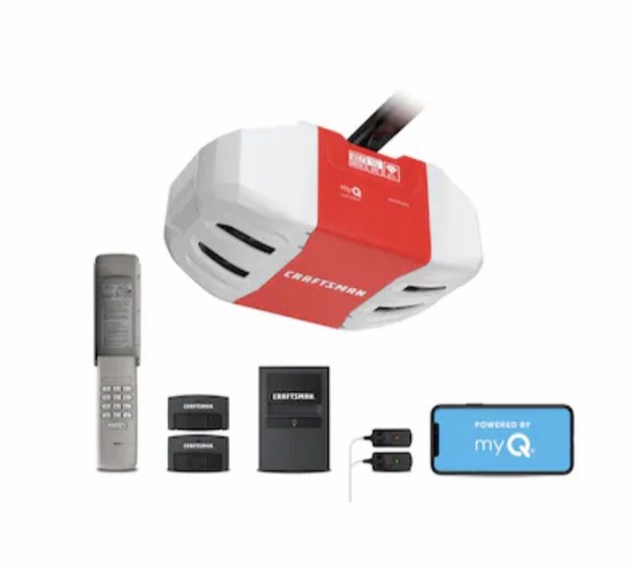 NEW! CRAFTSMAN 1/2 HPS myQ Smart Compatible Belt drive Garage Door Opener Wi-Fi Compatibility