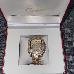 Cartier Two Toned moissanite