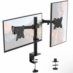 Dual Monitor Desk Mount Stand – Adjustable – $20