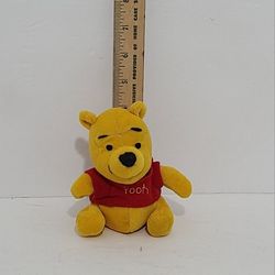 Winnie The Pooh Disney Plush 5" Bean Bag Bottom Baby Rattle