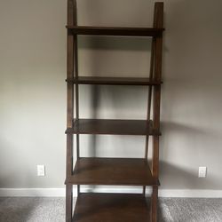 5 tiered wooden shelf