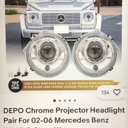 Mercedes G Wagon Headlights 