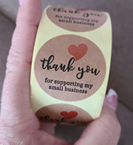 BAKERY / COFFEE SHOP ~ Thank You Labels
