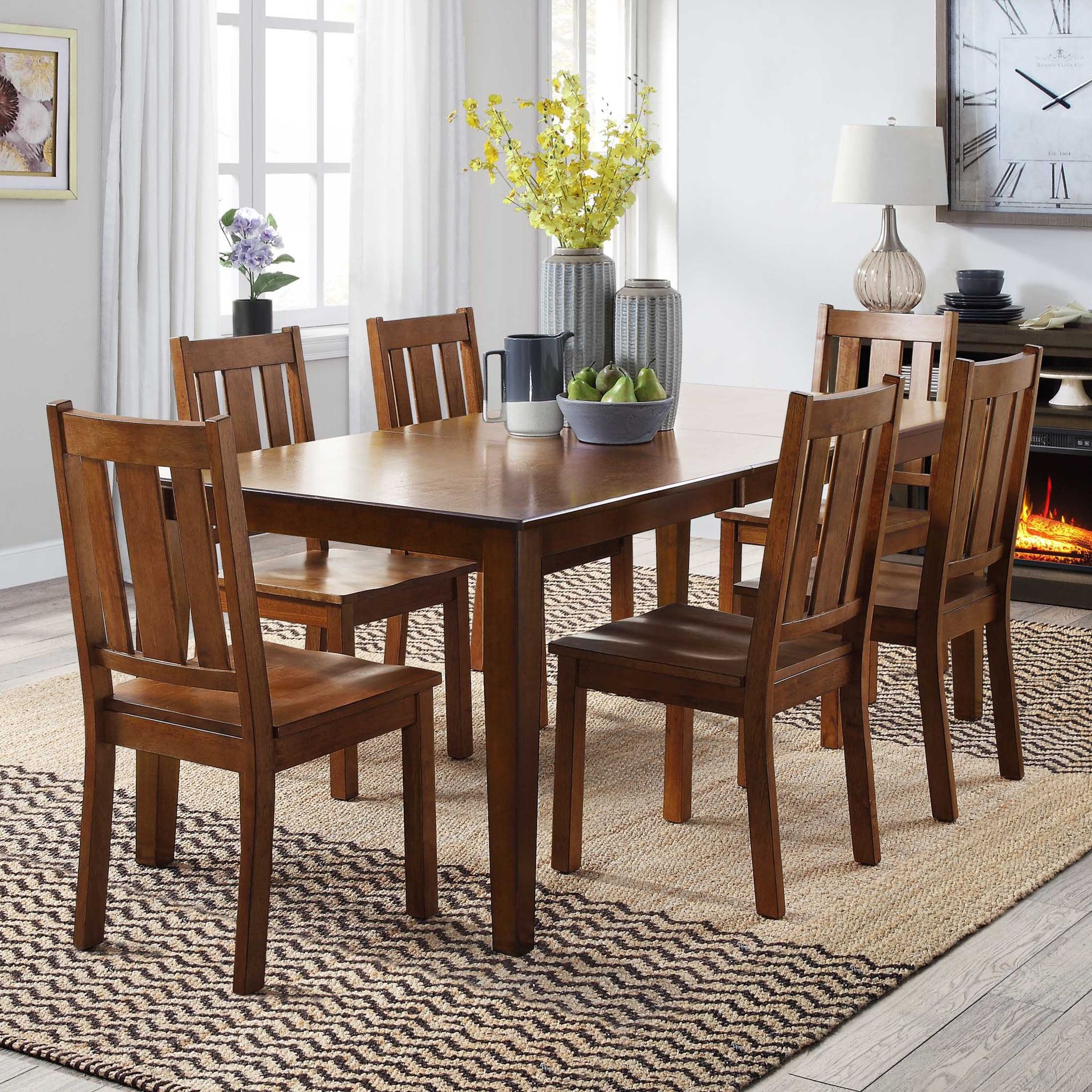 Better Homes Gardens Bankston Expandable Dining Table with Leaf