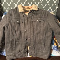 Mens Wool Denim Jacket  Size Large 