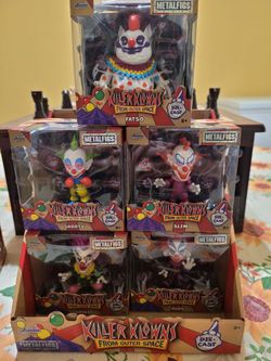 Killer klowns from outer space metalfigs with box