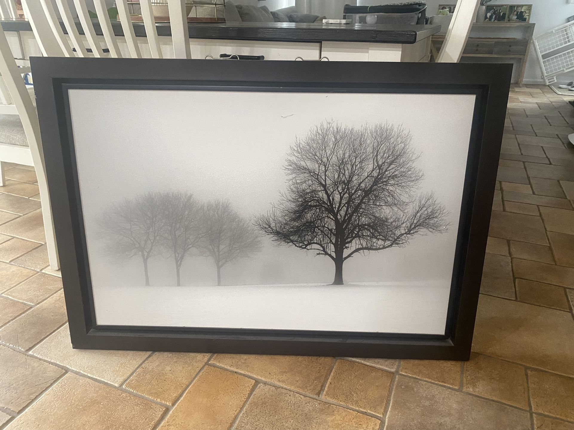 Black And White Portrait Frame Poster