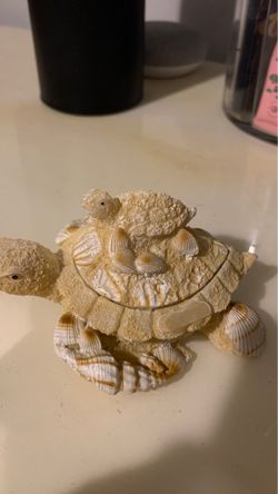 small turtle jewelry box
