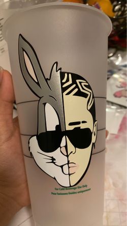 Bad Bunny Custom Cup 🐰