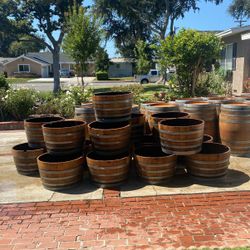 High Quality Wine Barrel Planters For Sale 