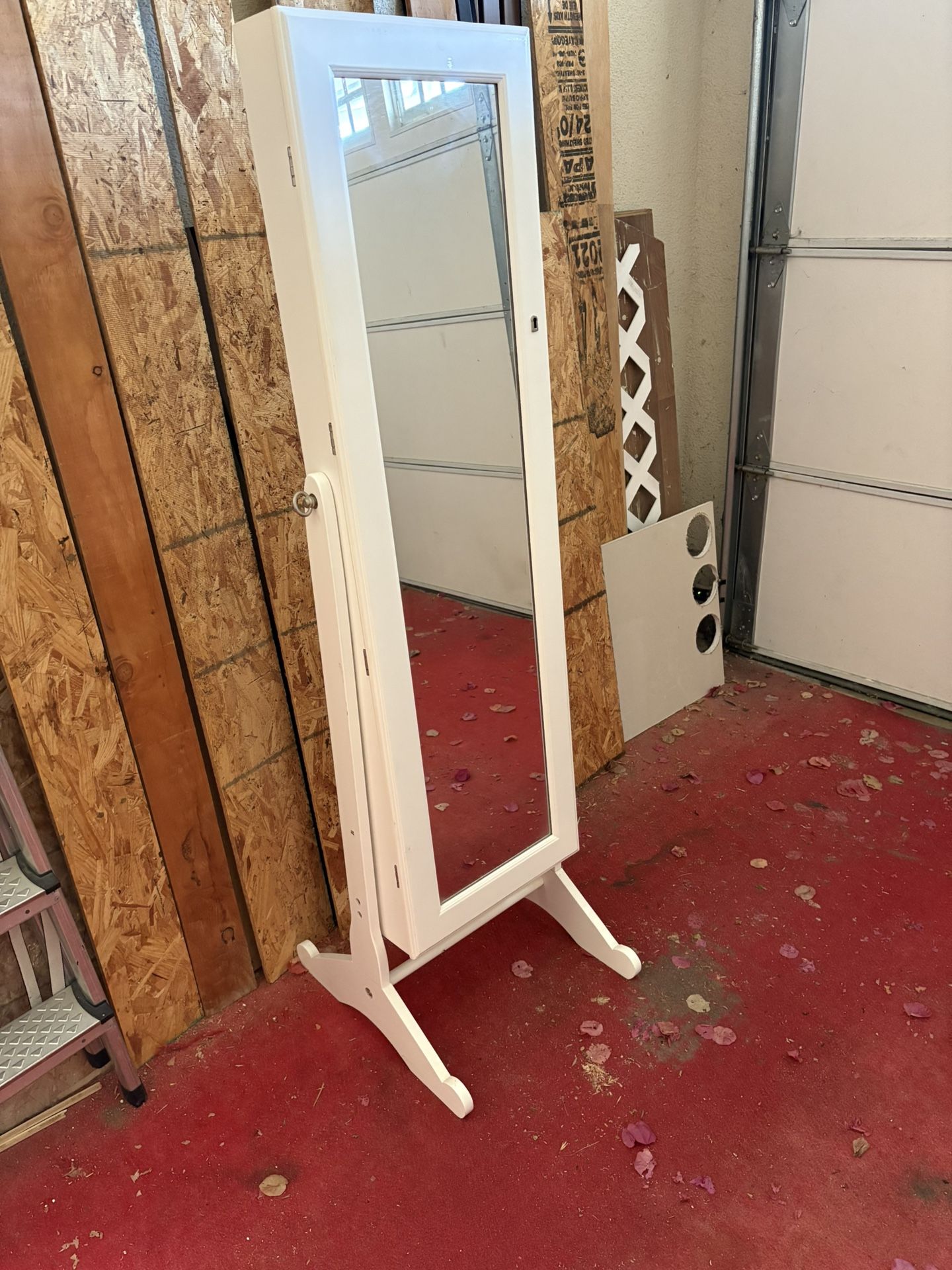 Mirrored Jewelry Cabinet