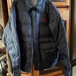Harley Davison Goose Down Both Sides Water Proof Jacket, XL NEW NO TAGS 