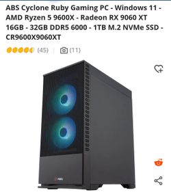 ABS Cyclone Ruby Gaming PC