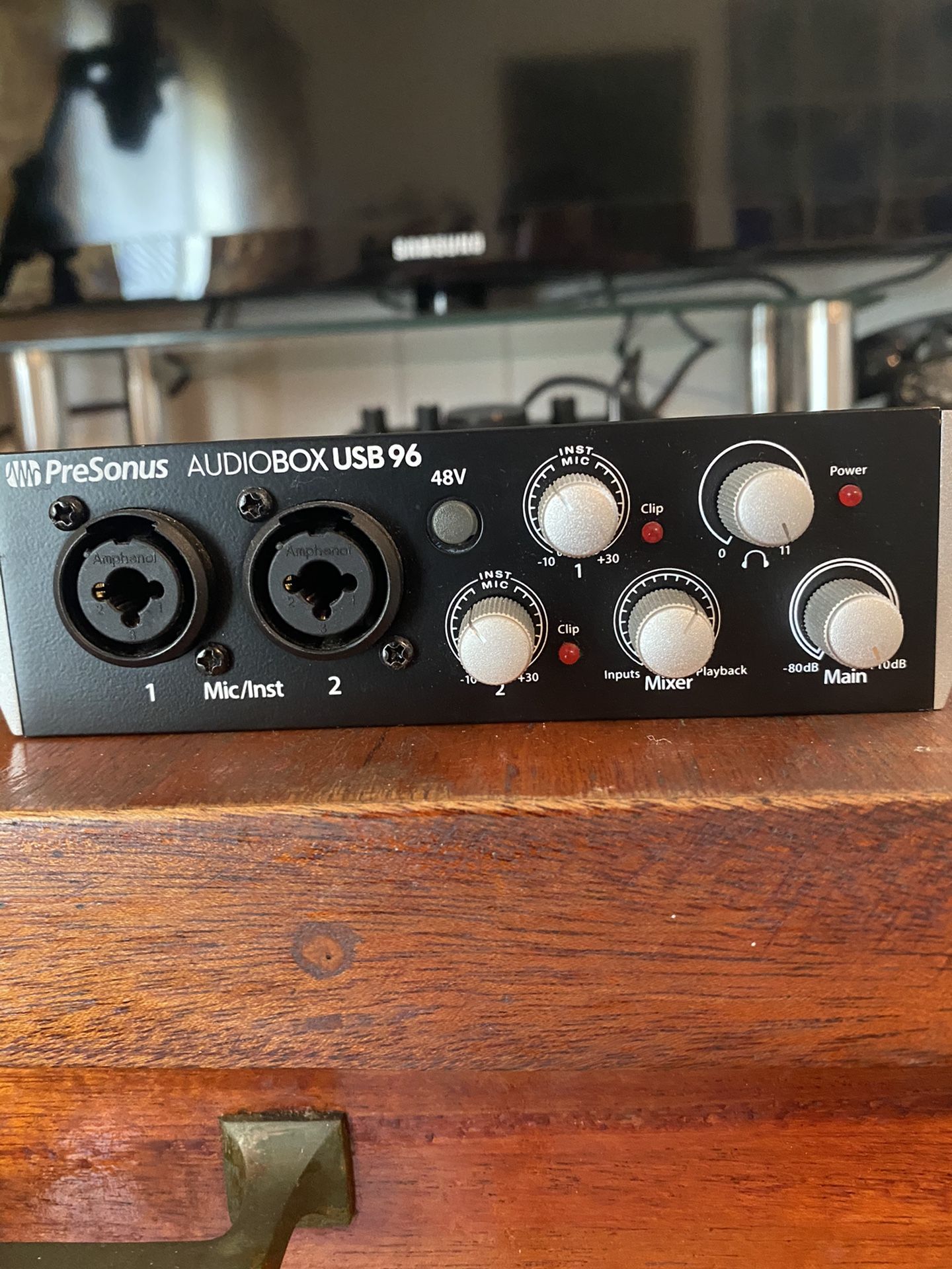 AudioBox interface