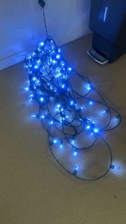 Blue led lights