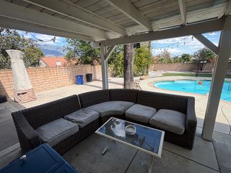 Outdoor sectional for sale.
