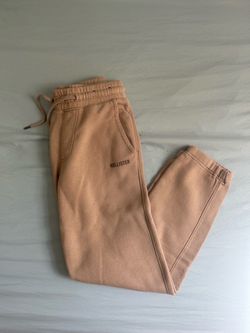 Hollister beige sweatpants
