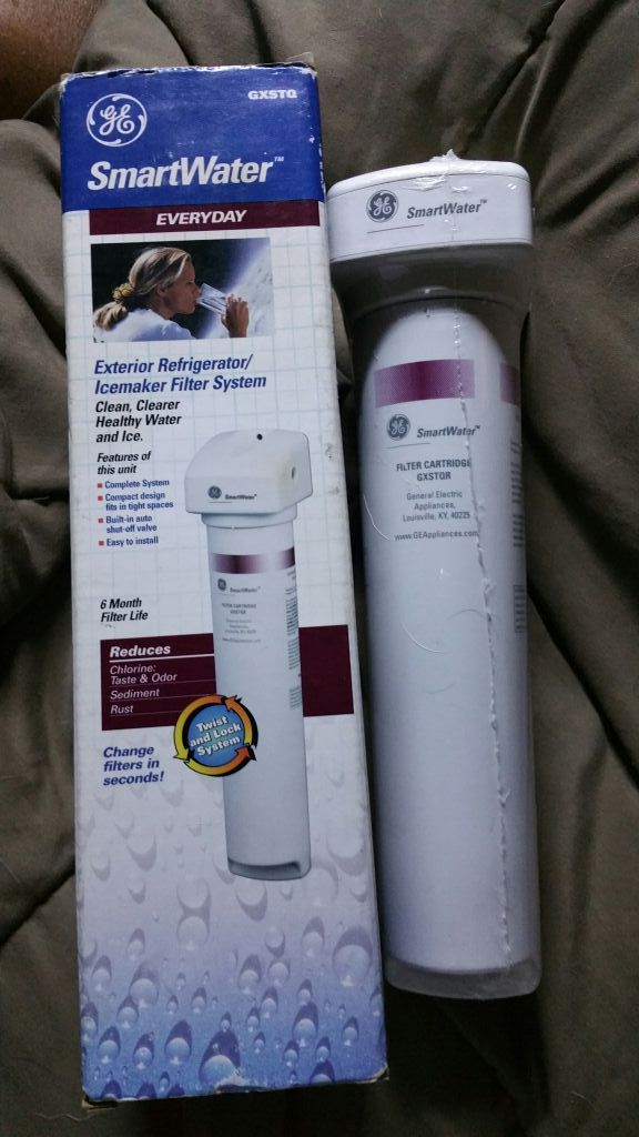GE inline water filter