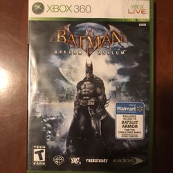 Batman: Arkham Asylum Xbox 360 Game