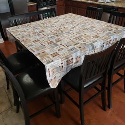 Dinning Table With 6 Chairs And Bench Seat 