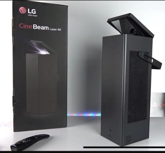 LG HU80KA 4K Laser Projector - Used + 110 Inch Cinematic Gray Screen