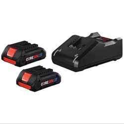Bosch 18v 2-pack Lithium Battery kit (4Ah+4Ah+charger)
