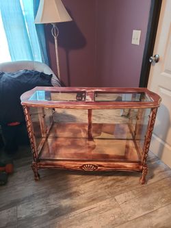 Display case /entry table