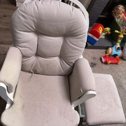 Used Rocking Chair And Door Stool 