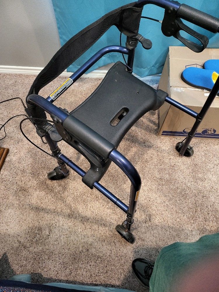 Walker With Seat