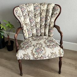 Vintage Wingback Accent Armchair
