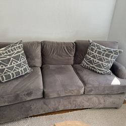 Soft Gray Couch Sofa 